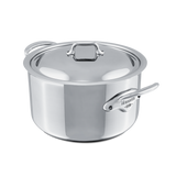 Mauviel 1830 M'COOK 5-Ply Stewpan With Lid, Cast Stainless Steel Handles