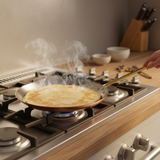 Mauviel 1830 M'Heritage M'150 B Copper Crepe Pan With Brass Handle, 10.2 In