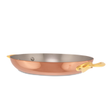 Mauviel 1830 M'Heritage M'150 B Copper Round Pan With Brass Handles