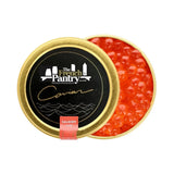 Open tin of premium wild salmon caviar from The French Pantry