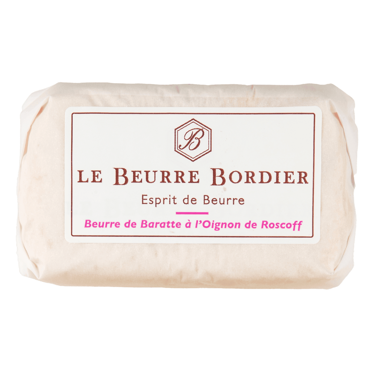 Churned Roscoff Onion Butter by Bordier (4.4 oz) | Hand-made, Grass Fed | Imported from France