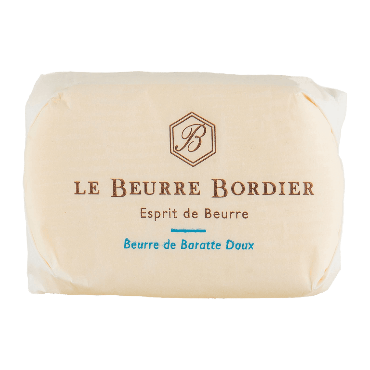 Organic Churned Unsalted Butter by Bordier (4.4 oz) | Hand-made, Grass Fed | Imported from France