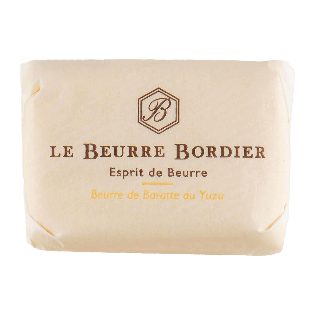 Organic Churned Yuzu Butter by Bordier (4.4 oz) | Hand-made, Grass Fed | Imported from France