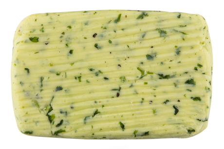 Churned Wild Garlic & Kampot Pepper Butter by Bordier (4.4 oz) | Hand-made, Grass Fed | Imported from France