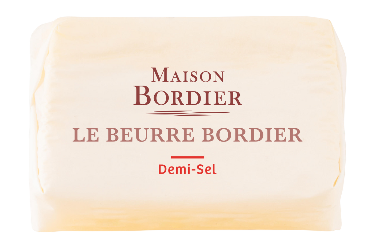 Churned Salted Butter by Bordier (4.4 oz) | Hand-made, Grass Fed | Imported from France