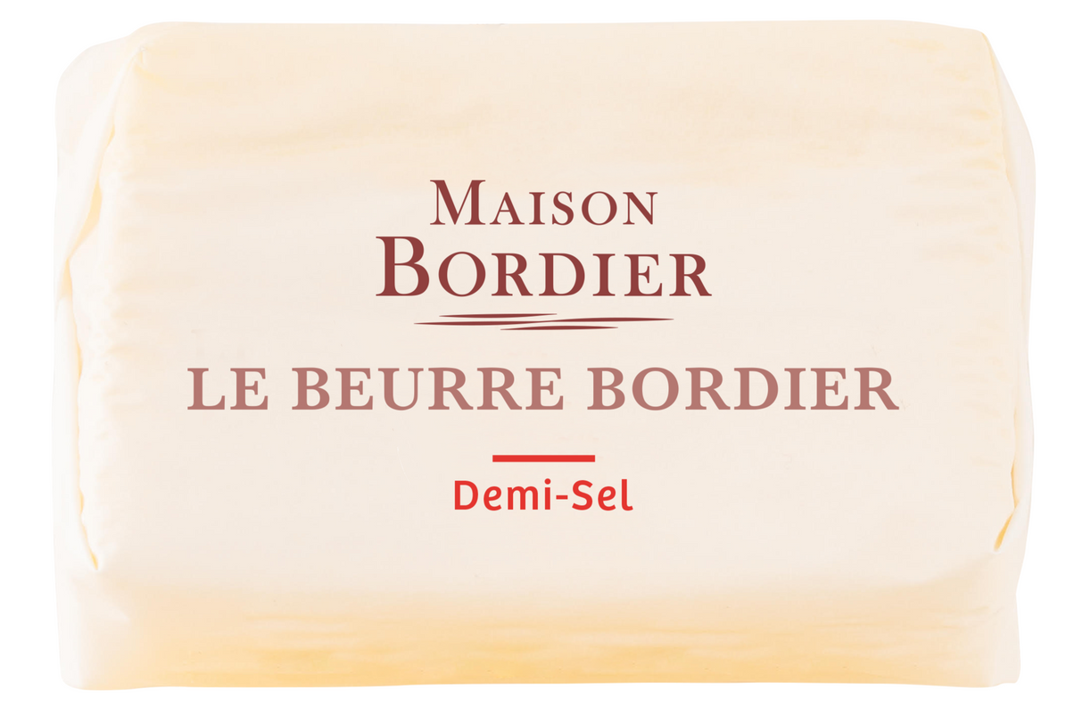 Churned Salted Butter by Bordier (4.4 oz) | Hand-made, Grass Fed | Imported from France