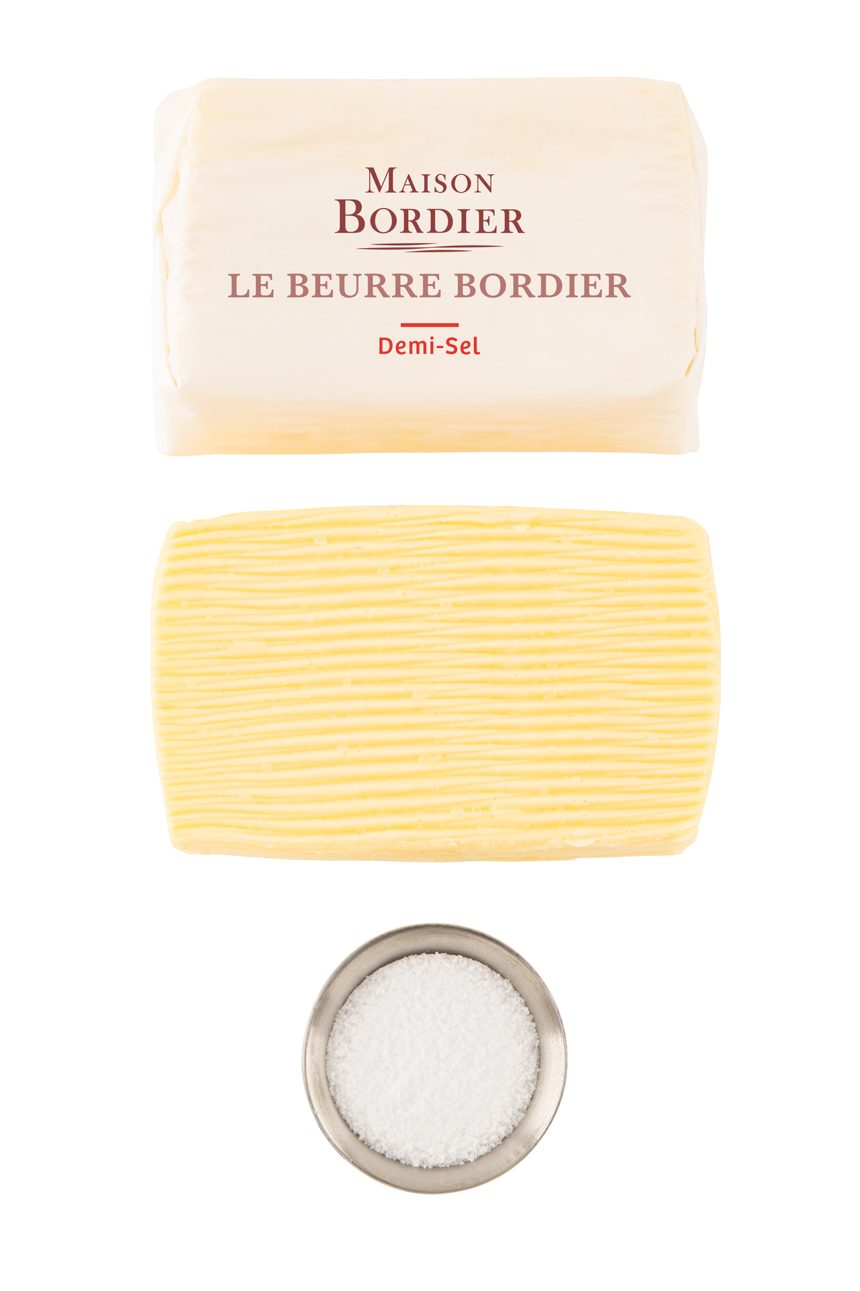 Churned Salted Butter by Bordier (4.4 oz) | Hand-made, Grass Fed | Imported from France