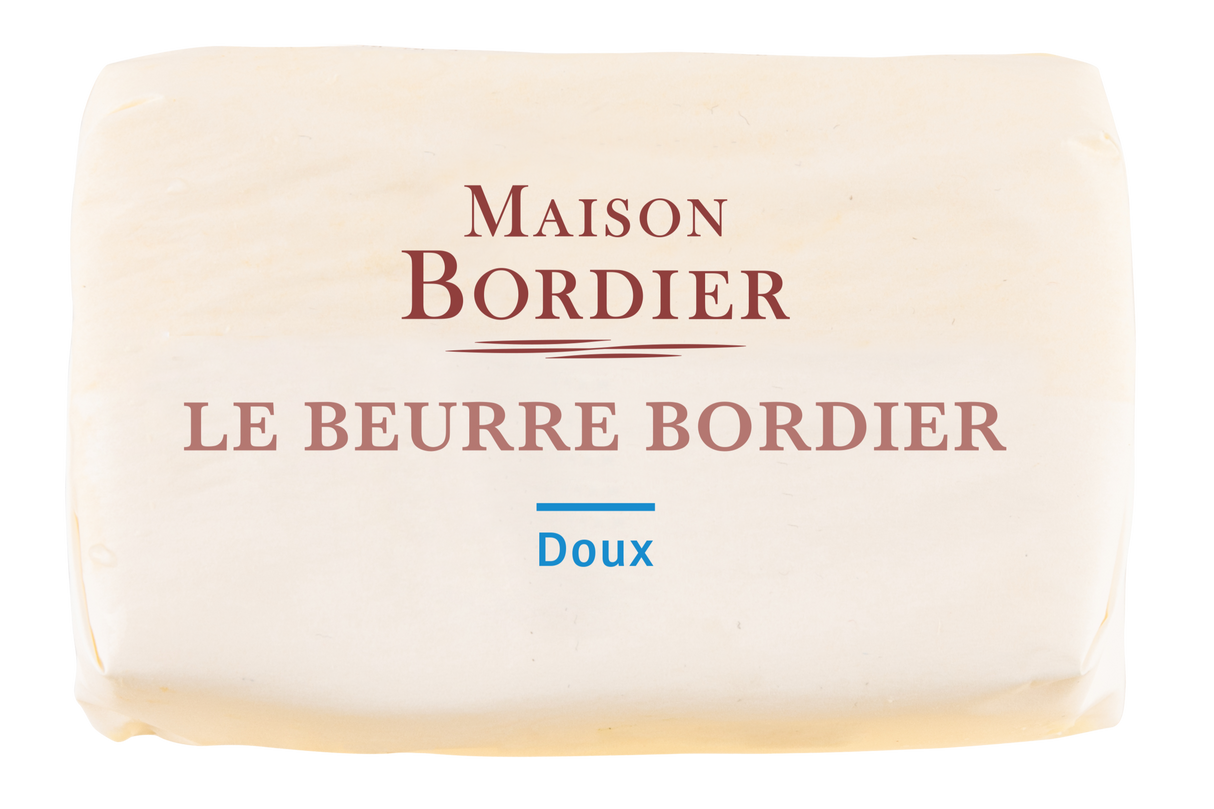 Churned Unsalted Butter by Bordier (4.4 oz) | Hand-made, Grass Fed | Imported from France