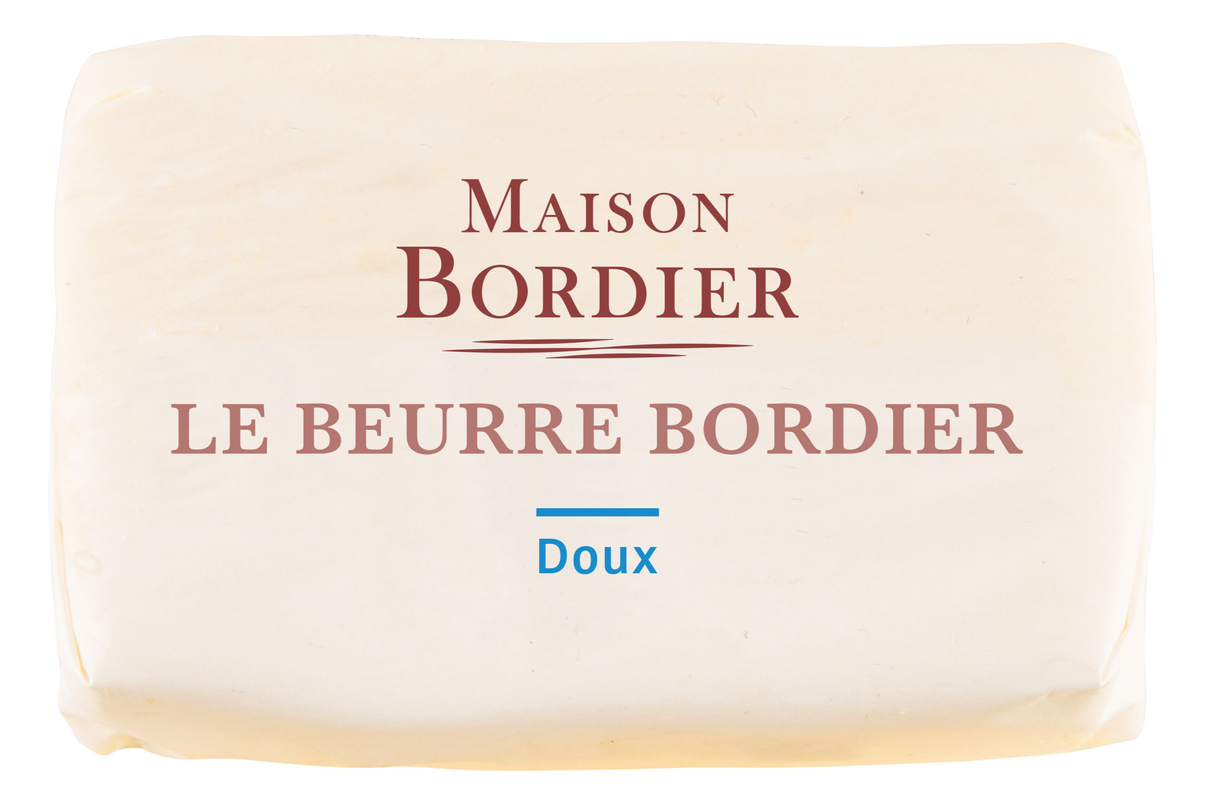Churned Unsalted Butter by Bordier (4.4 oz) | Hand-made, Grass Fed | Imported from France
