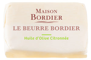Churned Lemon-Olive Oil Butter by Bordier (4.4 oz) | Hand-made, Grass Fed | Imported from France