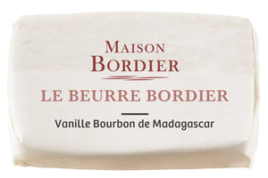 Churned Madagascar Vanilla Butter by Bordier (4.4 oz) | Hand-made, Grass Fed | Imported from France