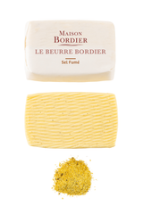 Churned Smoked Salt Butter by Bordier (4.4 oz) | Hand-made, Grass Fed | Imported from France