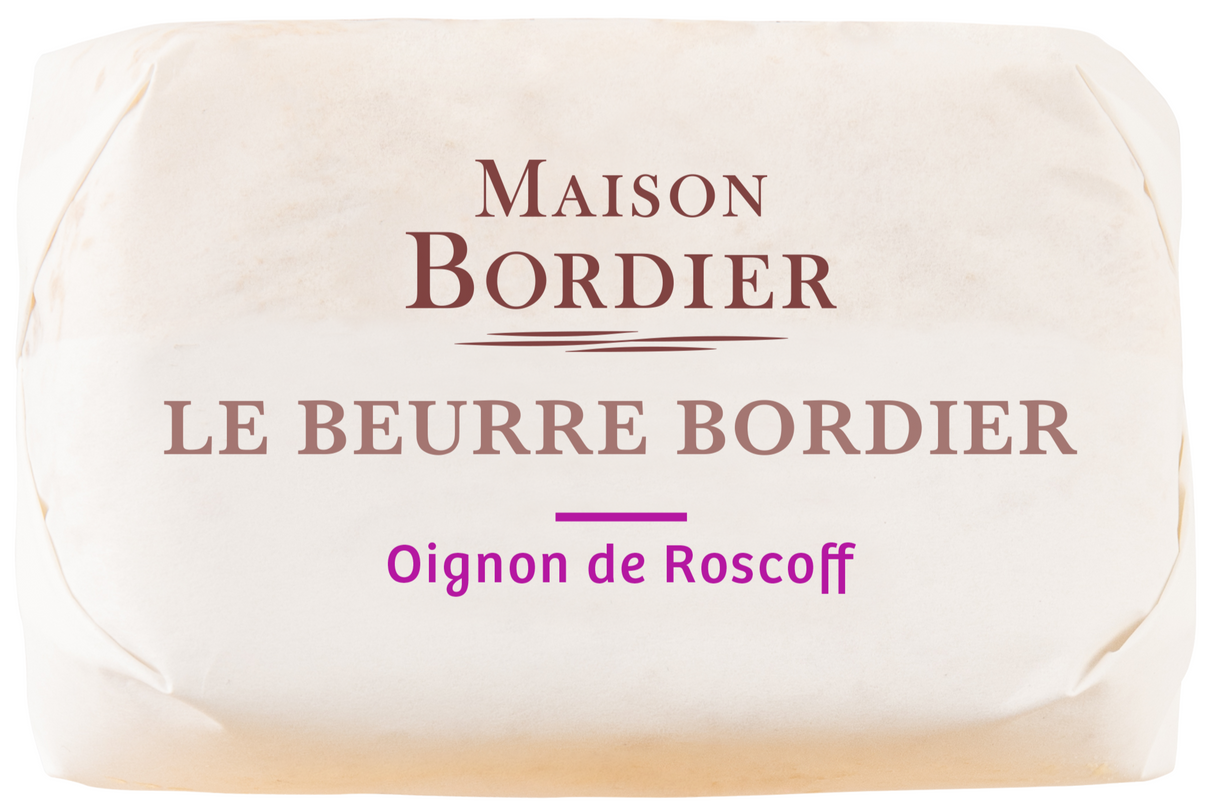 Churned Roscoff Onion Butter by Bordier (4.4 oz) | Hand-made, Grass Fed | Imported from France