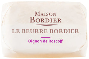 Churned Roscoff Onion Butter by Bordier (4.4 oz) | Hand-made, Grass Fed | Imported from France