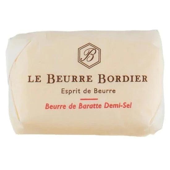 Organic Churned Salted Butter by Bordier (4.4 oz) | Hand-made, Grass Fed | Imported from France