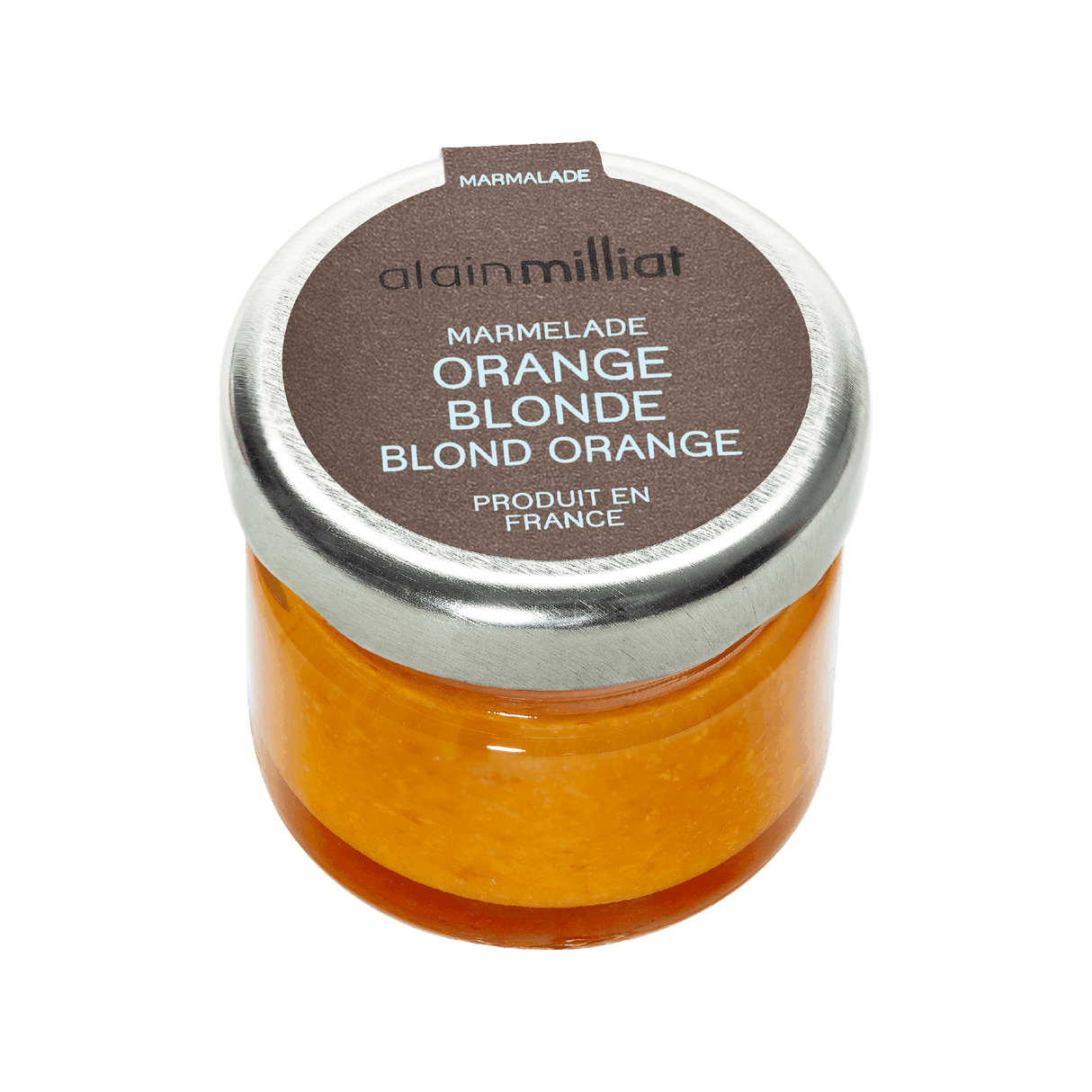 Blond Orange Marmalade by Alain Milliat (case of 60x28g) | GMO-Free | Imported from France
