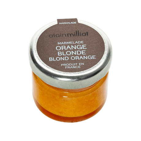 Alain Milliat Blond Orange Marmalade, artisan French preserve in glass jar