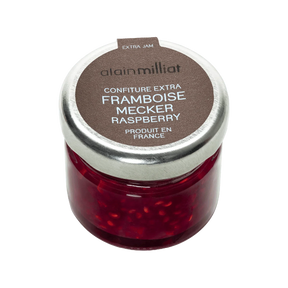 Mecker Raspberry Extra Jam by Alain Milliat, 1 oz (28g) | GMO-Free | Imported from France - The French Pantry
