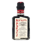 250ml bottle of Aceto Balsamico di Modena IGP balsamic vinegar with red label, Italian product