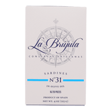 Sardines in Olive Oil by La Brujula | Additive-free | Imported from Spain