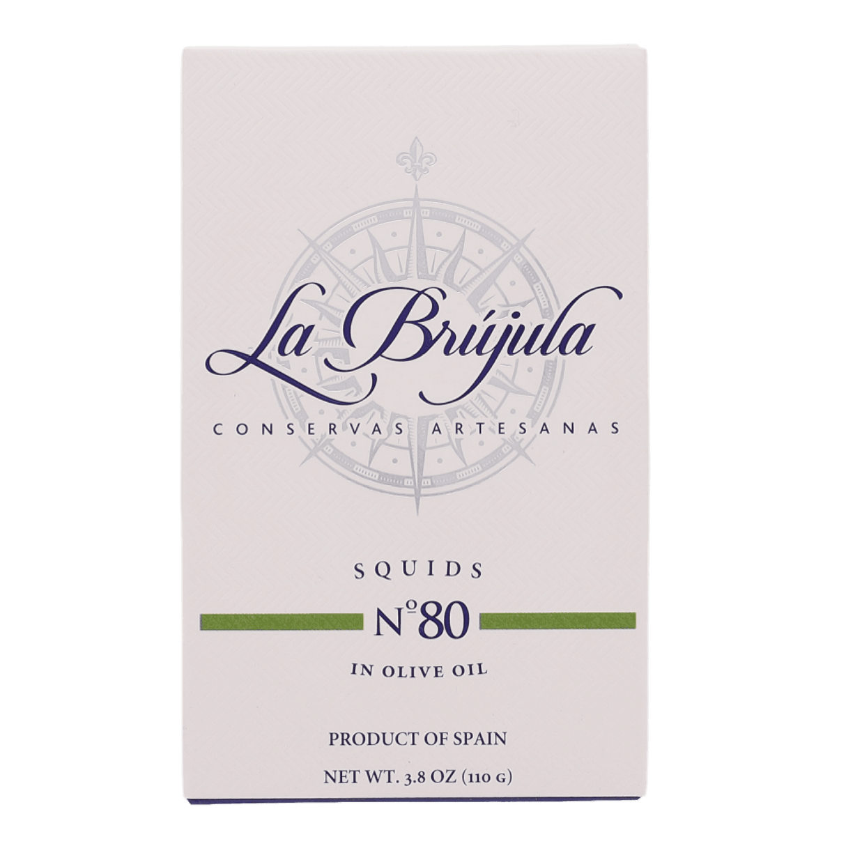 Squid in Olive Oil by La Brujula | Additive-free | Imported from Spain