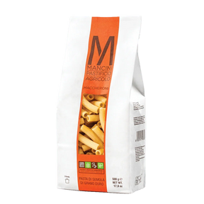 Maccheroni Pasta by Mancini Pastificio Agricolo (17.6 oz) | Semolina and water only | Imported from Italy - The French Pantry