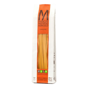 Linguine Pasta by Mancini Pastificio Agricolo (17.6 oz) | Semolina and water only | Imported from Italy