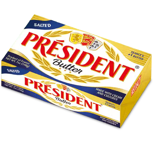 Salted Butter President | Cultured | Imported from France