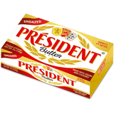 Box of President Butter on a transparent background