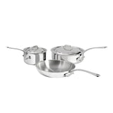 Mauviel 1830 M'COOK 5-Ply 5-Piece Cookware Set With Cast Stainless Steel Handles