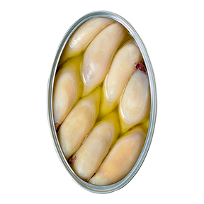 Premium canned squid in oil, gourmet French seafood, The French Pantry
