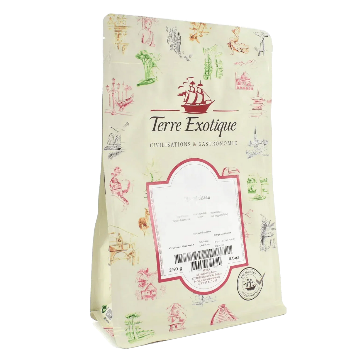 Green Salty Coastal Pepper by Terre Exotique (8.8 oz) | Additive-Free | From Madagascar - The French Pantry