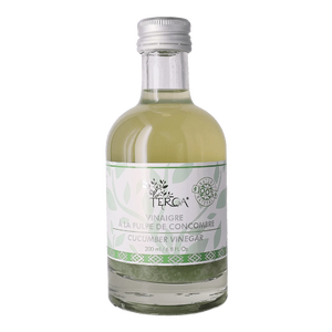 Cucumber Vinegar by Terga (6.8 fl oz) | 100% Natural | Imported from France