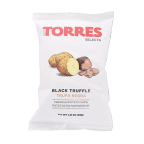 Black Truffle Potato Chips by Torres (1.8 oz) | Additive-Free | Imported from Spain - The French Pantry