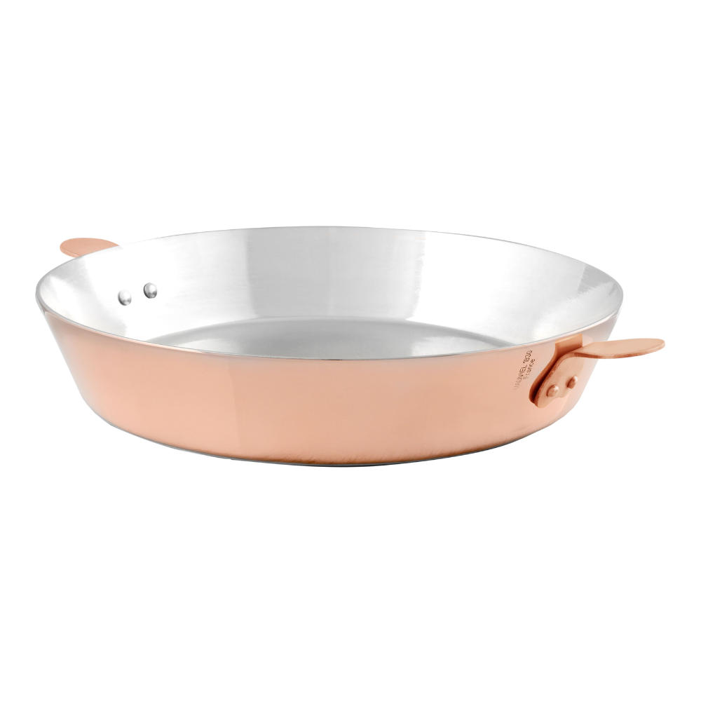 Mauviel 1830 M'Passion Copper Tarte Tatin Mold With Ears And Tin Inside