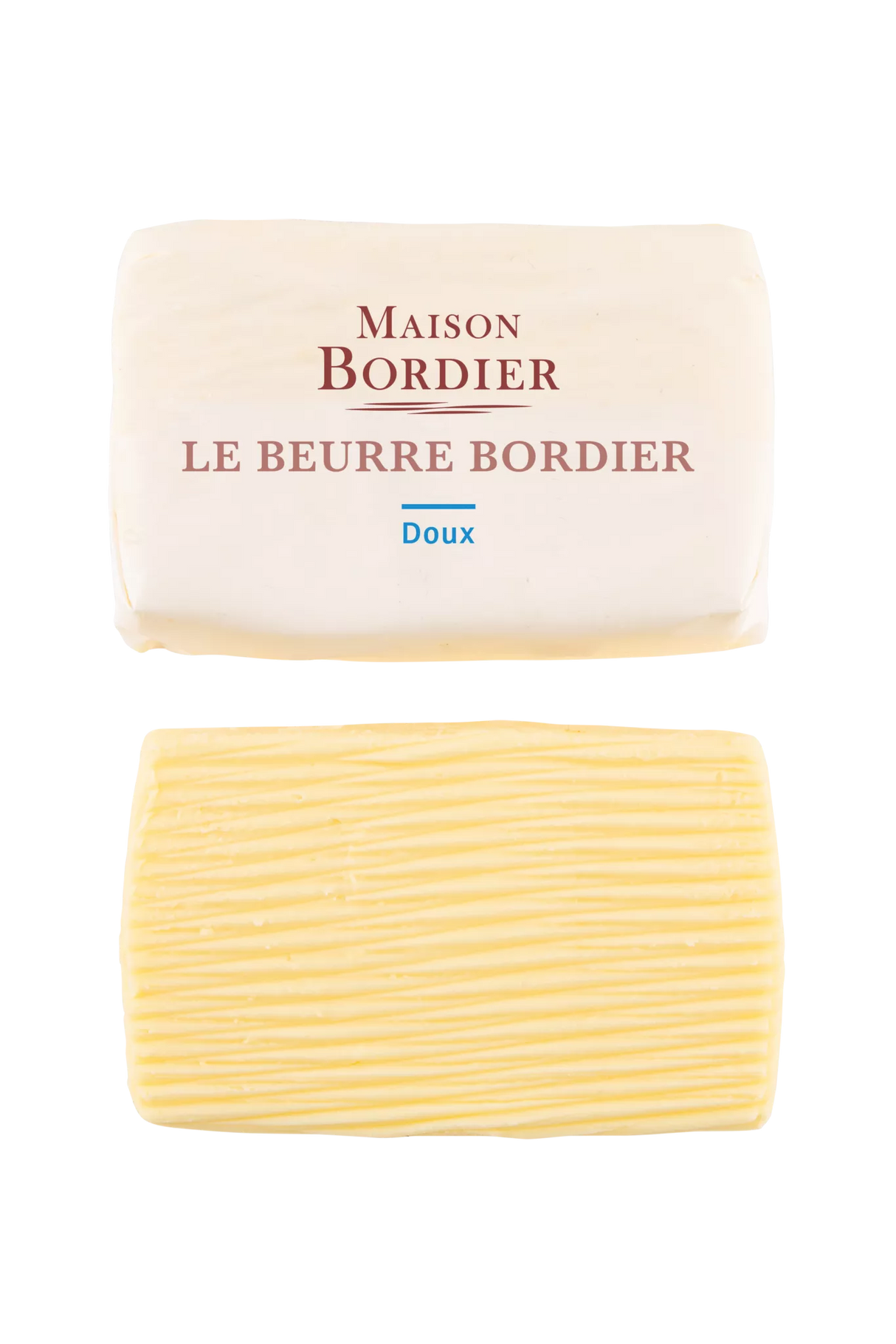 Organic Churned Unsalted Butter by Bordier (4.4 oz) | Hand-made, Grass Fed | Imported from France