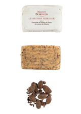 Churned Seasonal Chocolate and Cacao Nib Butter by Bordier (4.4 oz) | Hand-made, Grass Fed | Imported from France