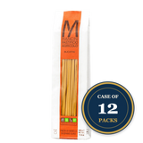 Mancini Bucatini pasta, case of 12 packs, artisan-made, durum wheat, premium quality