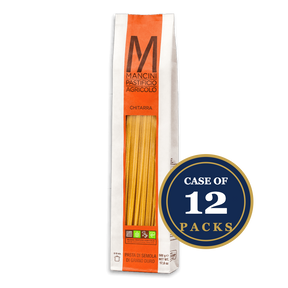 Mancini Chitarra pasta, 500g, case of 12 packs, artisan-made, durum wheat, premium quality