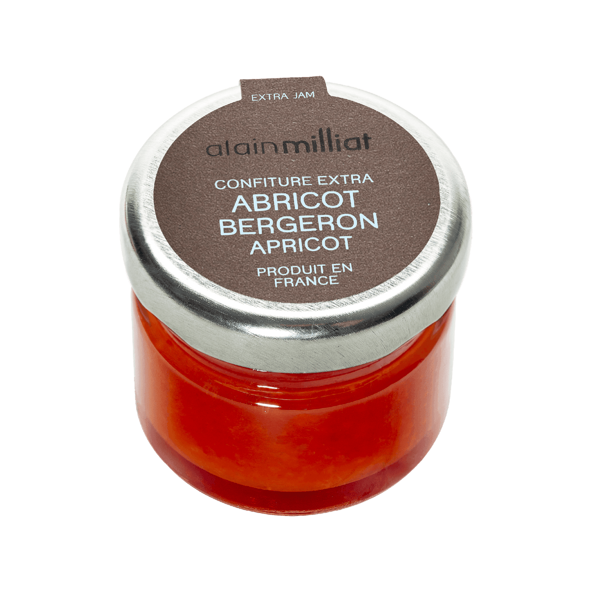 Apricot Bergeron Extra Jam by Alain Milliat (case of 60x28g) | GMO-Free | Imported from France