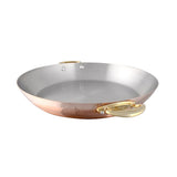 Mauviel 1830 M'Heritage M'150 B Copper Round Pan With Brass Handles