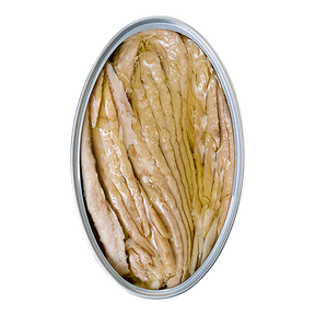 Premium ventresca tuna fillets in olive oil, gourmet canned seafood from The French Pantry