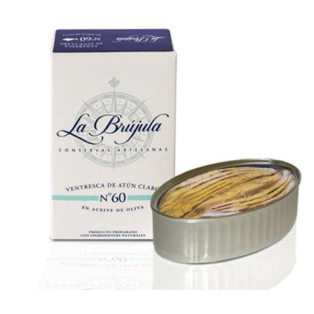Yellowfin Tuna Ventresca by La Brujula | Additive-free | Imported from Spain